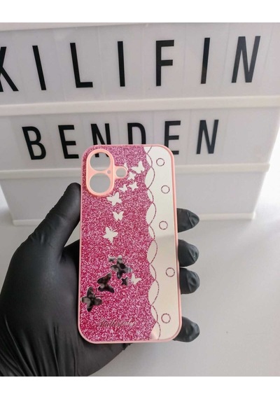 Apple Uyumlu iPhone 16 Kelebek Desen Kılıf Modeli Çok Renkli 2