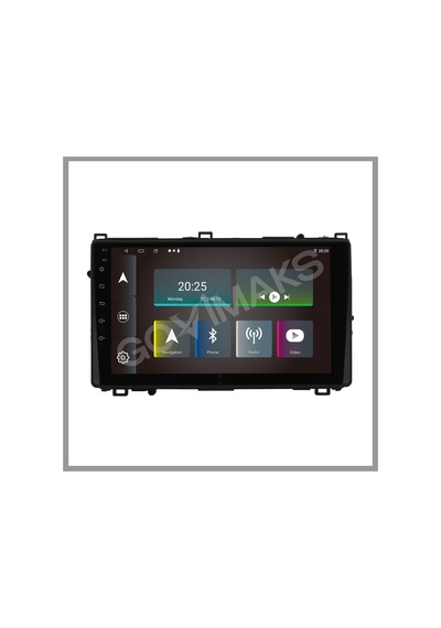 Govimaks Toyota Corolla 2017-2019 Uyumlu 2 Gb Ram 32 Gb Hafıza Androıd Multımedıa Teyp 9"