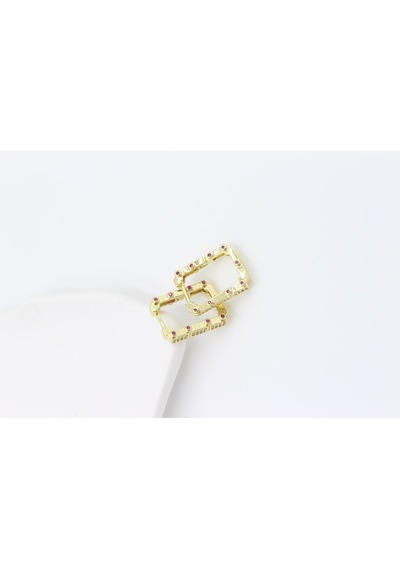 Çelik Küpe 14 - K 1,8cm Çok Renkli