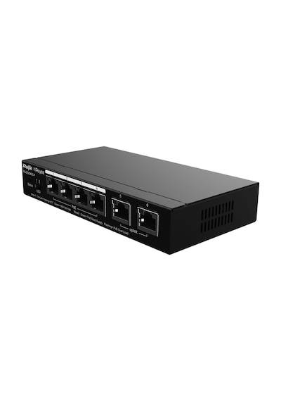 Ruijie Reyee RG-ES206GC-P 6 Portlu 4 Port PoE (54W) Gigabit Yönetilebilir Switch