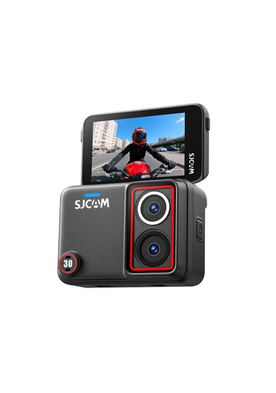 Sjcam Sj30 Aksiyon Kamera Çift Lensli Dönebilen Ekranlı Wifi 8k 6 Eksenli Siyah