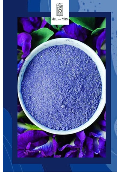 Blue Matcha Powder, Mavi Spirulina Superfood Matcha Tozu 25 Gram