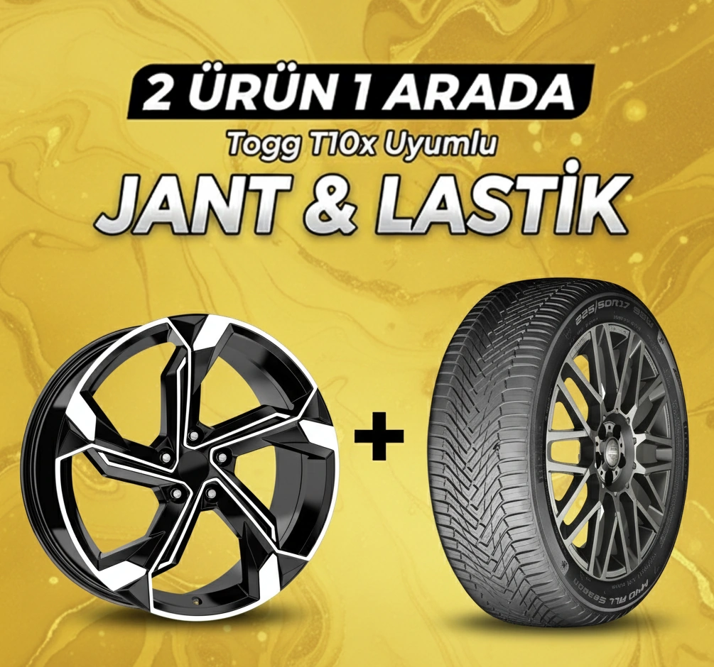 Togg T10x Momo225/60R18 4Mev.Las. 4Ad.Yıl:2025+DY1708BD18"Jant 4Ad.