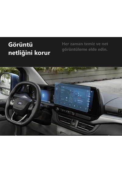 Ford Transit Custom Van 13 İnç İle Uyumlu Ekran Koruyucu Multimedya Belirtilmemiş