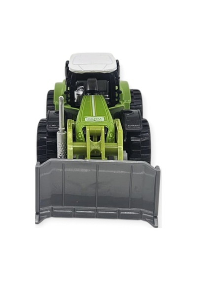 Farm Mini Oyuncak Traktör - 14 Cm Geniş Kepçeli Dozer Çiftlik Aracı