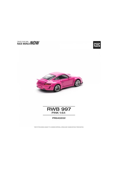 Pop Race 1/64 Rwb 997 - Pink
