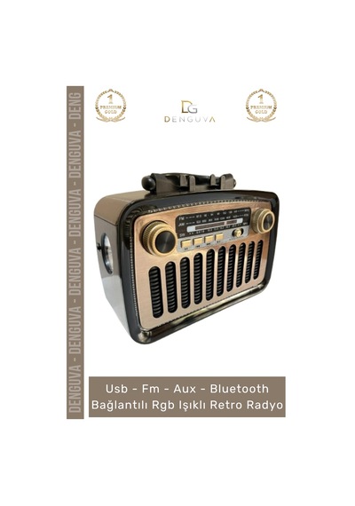 Radyo Everton Rt553 Bluetooth Nostalji Usb Fm Radyo Şarjlı Güçlü Mp3 Player Müzik Kutusu