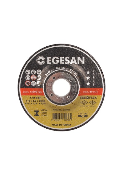 Egesan 115X6X22 Metal Taşlama - 272036
