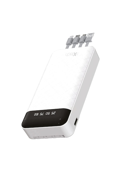 20.000 Mah Powerbank Kablosuz Şarj Cihazı Beyaz Beyaz