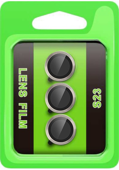 Galaxy S23 Raze Metal Kamera Lens - Gri