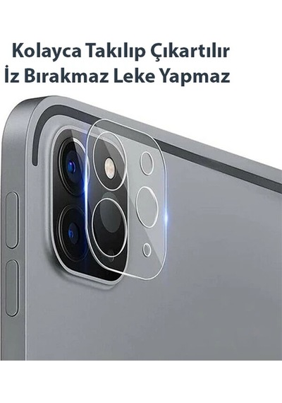 Gor İpad Pro 11 İpad Pro 12.9 2020-2021 3d Cam Kamera Koruyucu 2 Set- 5775 Mh-hs7306-9890