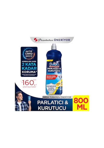 Finish Bulaşık Makinesi Parlatıcı & Kurutucu Limonlu 2 x 800 ML