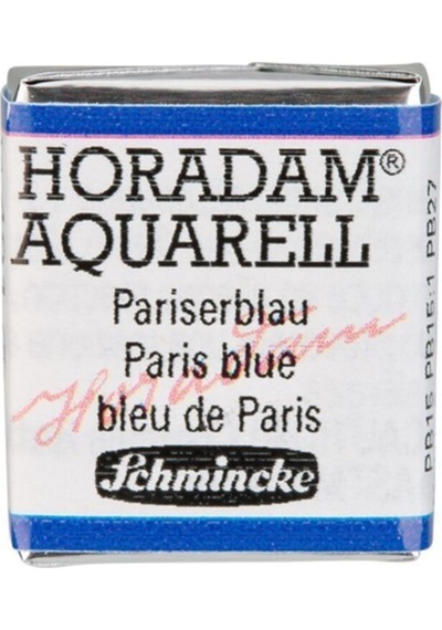 Schmincke : Horadam Aquarell Artist Sulu Boya : Yarım Tablet : Seri 2 491 Paris Blue