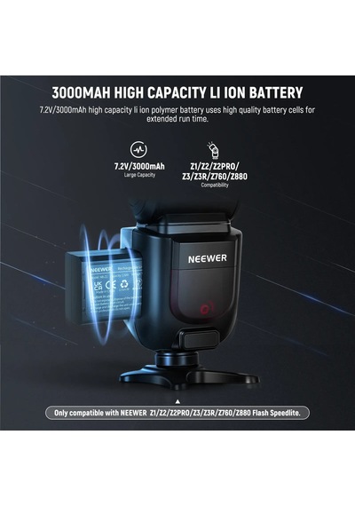 Neewer Nb-z1 Pro 7.2v 3000mah Li-ion Yedek Batarya