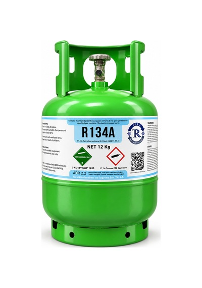 Tura Gaz R134a Soğutucu Gaz 12 Kg Yeşil