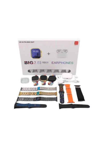 Akıllı Saat Bluetooth Kulaklık Adımsayar Sağlık Takibi Çağrı Cevaplama