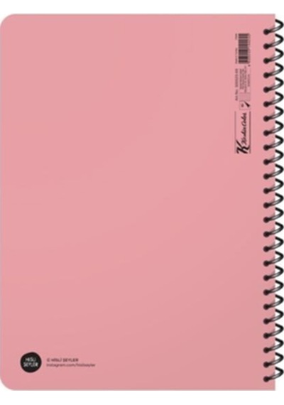 Pembe Çizgili Defter - Neyim Ben Dünyanın En Tatlısı Filan Mı 16.5x22.5