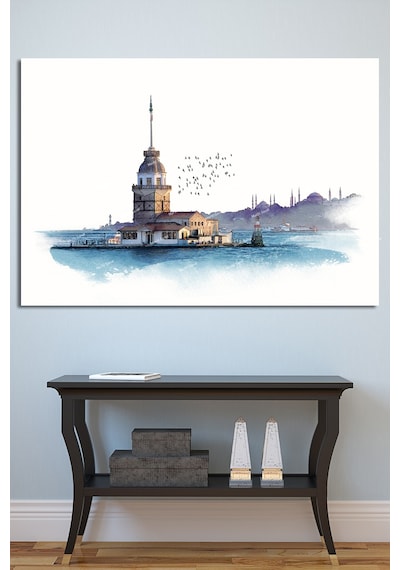Kız Kulesi İstanbul Sanatsal Kanvas Tablo