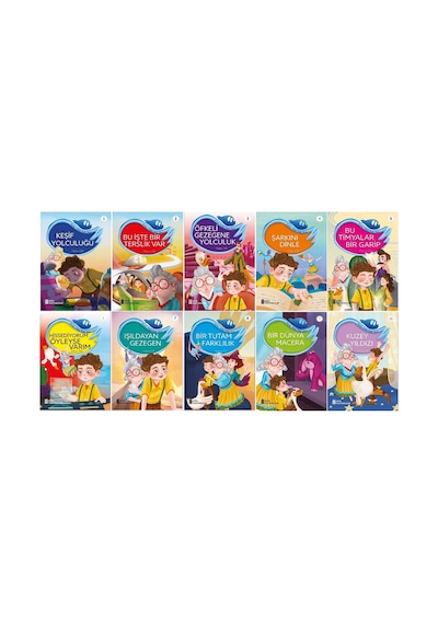 4.sınıftan 5.sınıfa Geçenler İçin Hikayelerle Yaz Tekrar Seti Slime Set Hediyeli