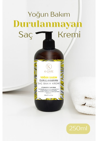 K K-care Cosmetics Yoğun Bakım Durulanmayan Şekillendirici Saç Bakım Kremi 250 ML