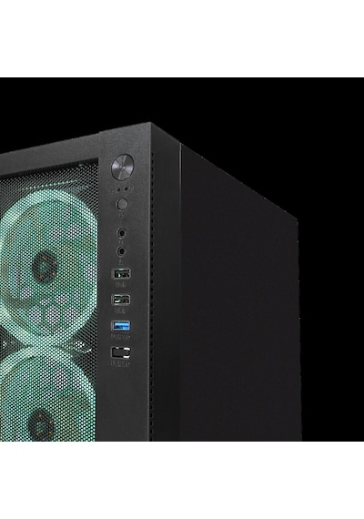 Rampage Vega V2 650w 80 Plus Bronze M-atx Temperli Camlı 4 12cm Rgb Fan Gaming Oyuncu Kasası Rampag