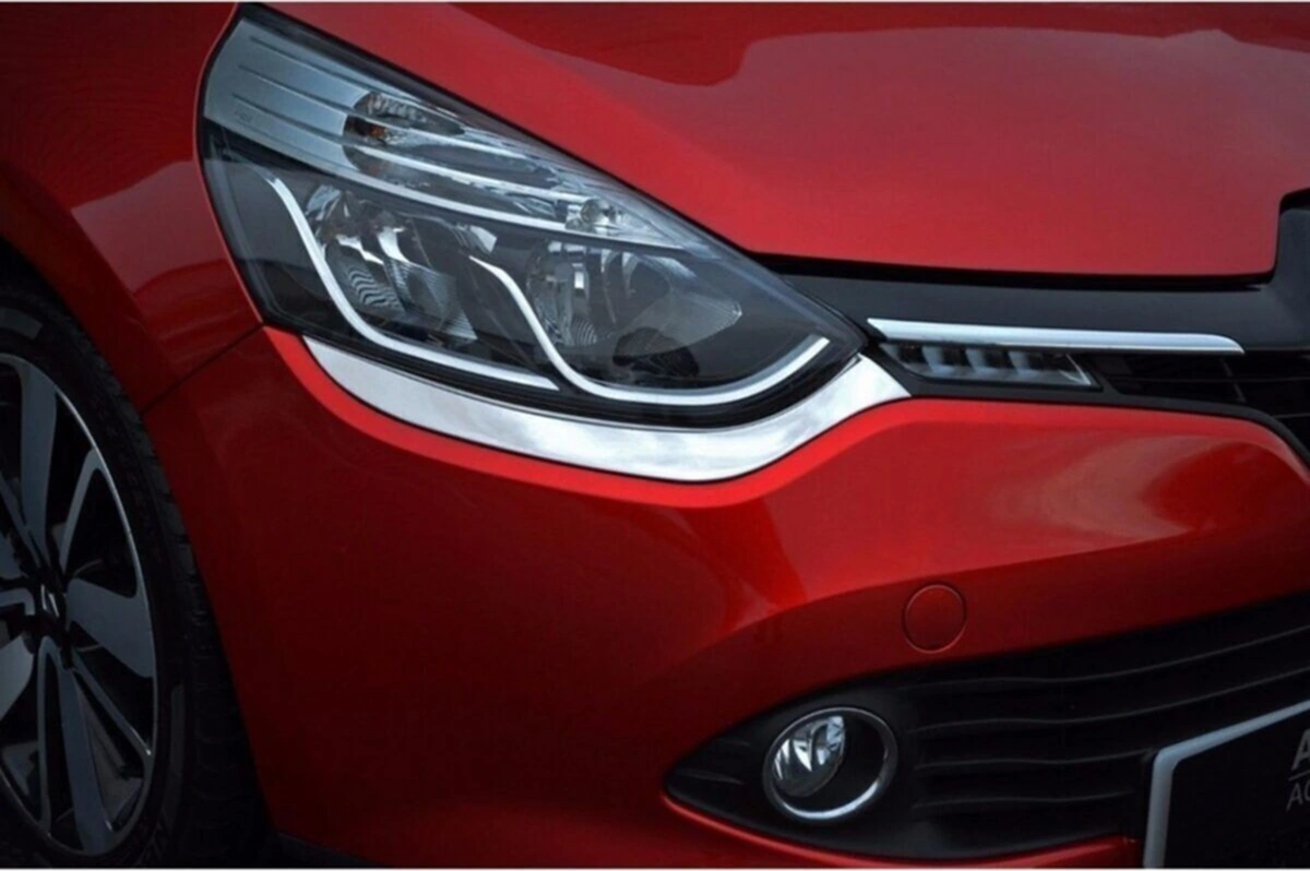 Ueskrom Renault Clıo 4 Krom Ön Far Kaşı Krom - 2 Parça 2012 - 2015