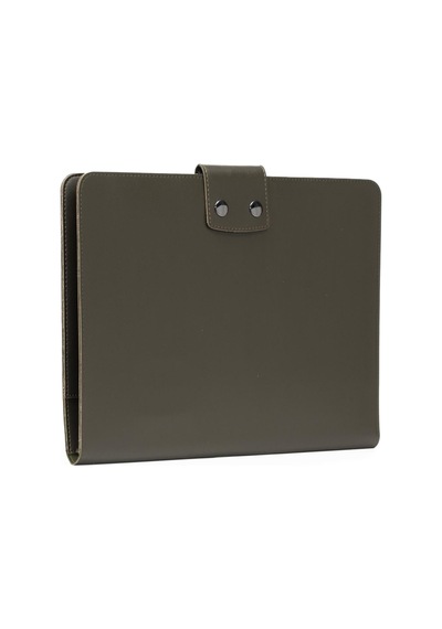Macbook Air Pro 13.3 -14 İnç Organizer Evrak & Laptop Ve Tablet Çantası Haki