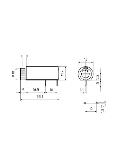 Ic-235b Sigorta Yuvası 5x20mm 90 Pcb Diğer