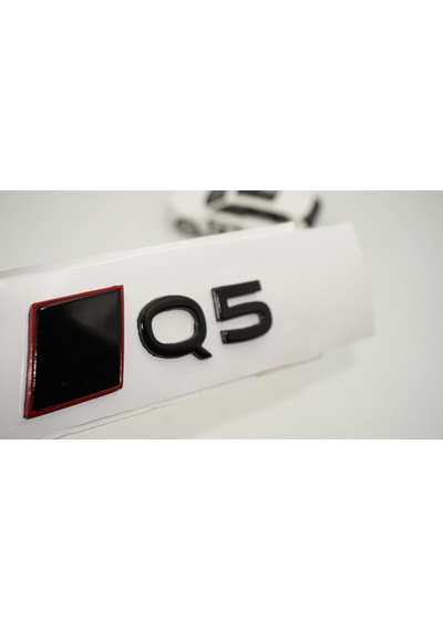 Dk Tuning Q5 2025+ Bagaj Siyah Yazı Logo Arma Audi İle Uyumlu Bagaj Arma