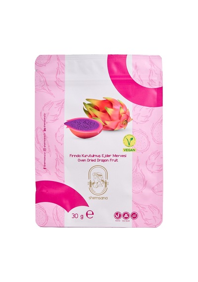3 Adet Shemsana Fırında Kurutulmuş Ejder Meyvesi 30 G