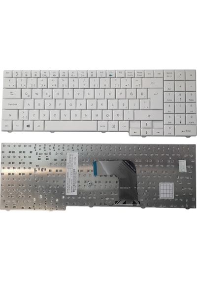 Casper Uyumlu Mp-09r16tq-36033w Beyaz Klavye