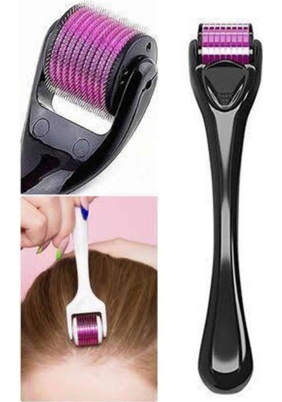 540 - 682 - Iğneli Derma Roller 1mm Titanyum Uçlu Saç Kaş Serum - Glblseme - Kullanımına Uygun