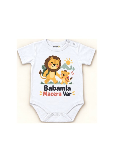 Babylimon Babamla Macera Var Beyaz Kısa Kollu Çıtçıtlı Bebek Zıbını Beyaz - Babamla Macera Var - 928161950 Beyaz - Babamla Macera Var Babylimon Babamla Macera Var Beyaz Kısa Kollu Çıtçıtlı Bebek Zıbını Beyaz - Babamla Macera Var - 928161950 Beyaz - Babamla Macera Var
