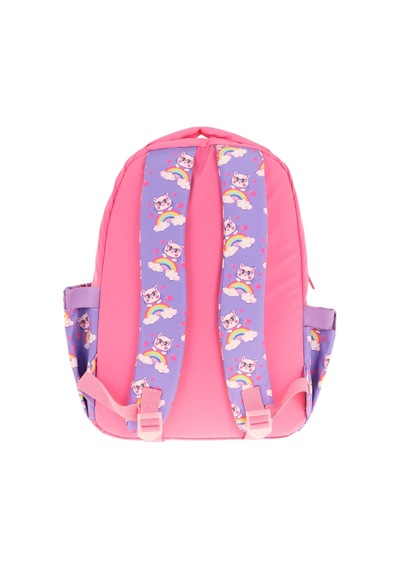 Kaukko Toys Kız Çocuk 3d Kedi Şekilli İlkokul Ve Günlük Sırt Çantası - Mor Pembe - L5236 Mor - Pembe
