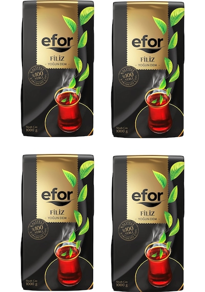 Efor Filiz Yoğun Dem Dökme Çay 1000 Gr X 4 Adet