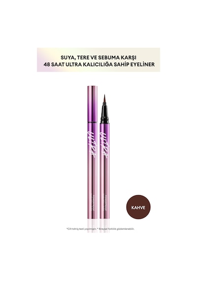 Missha Su , Ter Ve Yağlanmaya Dayanıklı , 48 Saate Kadar Kalıcı Ultra Powerproof Thin Pen Liner Brown