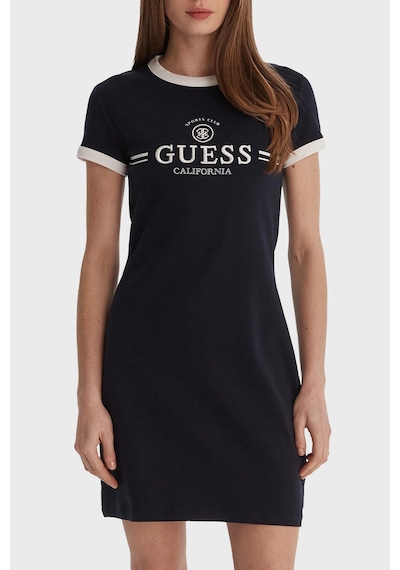 Guess Bayan Elbise V6gk05 K2988 A71w Lacivert Lacivert