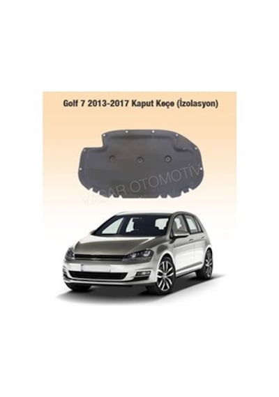 Volkswagen Golf 7 Kaput İzalasyon Keçesi Tip Klipsler Var