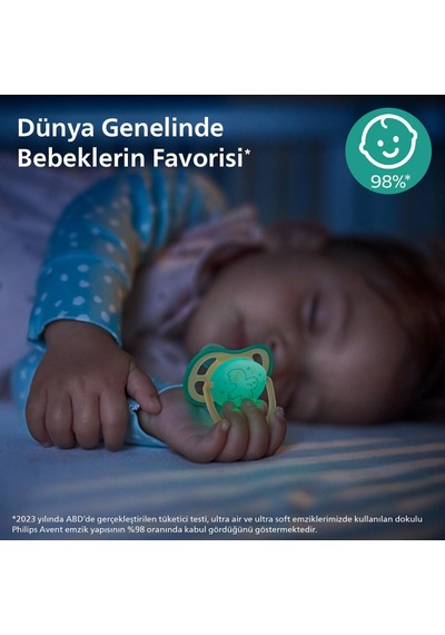 Philips Avent Scf376/18 Ultra Air Emzik 0-6 Ay Mavi Çok Renkli