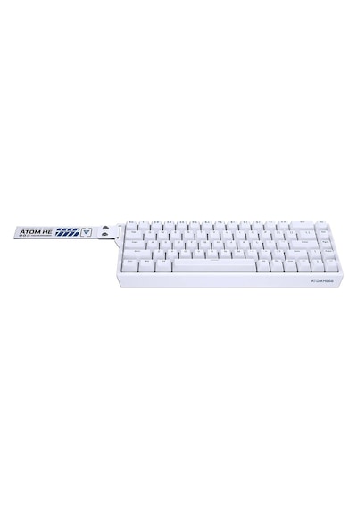 Mk811 Atom He68 White Magnetic Emerald Switch 8k Hz Hall Effect İngilizce Gaming Klavye