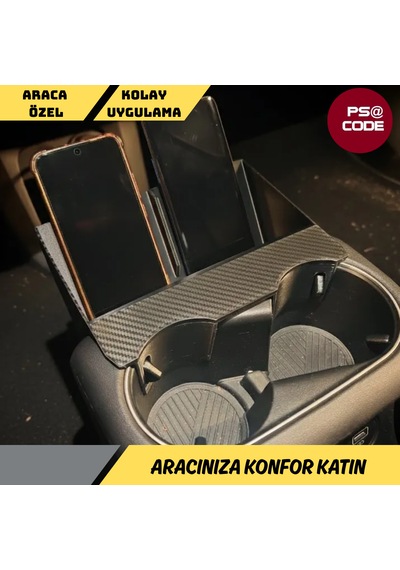 Hyundai Ioniq 5 Bardak Tutucu İçin Telefon Eklentisi 2021-2024 Modeller İle Uyumlu 001