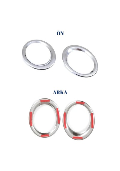 Ebal Otomotiv Nissan Qashqai Abs Krom Sis Farı Çerçevesi 2 Parça 2010-2014