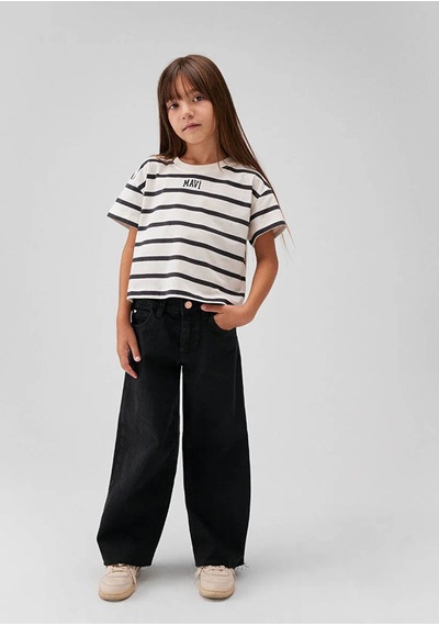 Mavi Lori 90lar Antrasit Kız Çocuk Jean Pantolon M7010036-82058 Antrasit