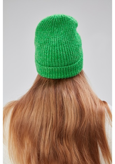 Derikem Basic Şık Standart Lüks Unisex Tiftik Bere Fıstık Yeşili
