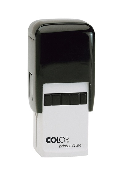 Colop Q24 Kare Siyah Kasa Siyah Keçe - 24 x 24 MM