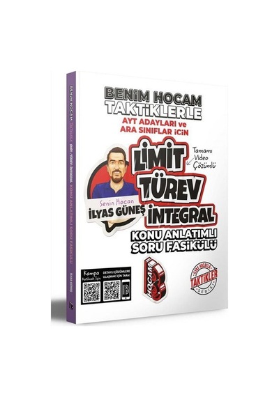 2023 AYT Adayları ve Ara Sınıflar İçin Taktiklerle Limit Türev İntegral Konu Anlatımlı Soru Fasikülü -  Benim Hocam Yayınları