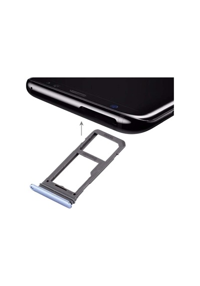 Samsung Uyumlu S8 G950f S8 Plus G955f Sim Kart Yuvası Sim Kart Çekmecesi Mavi Renk