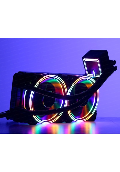 Dark AquaForce W246 240mm 2x12cm FRGB LED Fan + Pompa DKCCW246