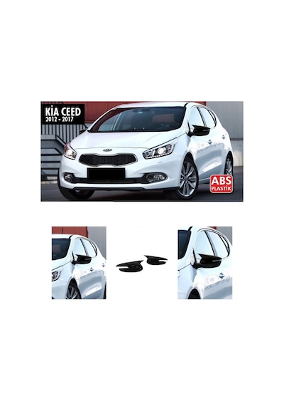 Kia Ceed Yarasa Ayna Kapağı Batman Ayna 2012 - 2017 Arası Parlak Si