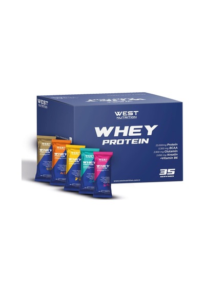 Whey Protein Tozu 35 Saşe 1050gr 5 Karışık Aroma Ahududu